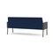 Lesro Mystic Lounge Reception Sofa, Bronze, MD Ink Back, MD Ink Seat, RS Echo Arm Panels ML1601 - alternate 2